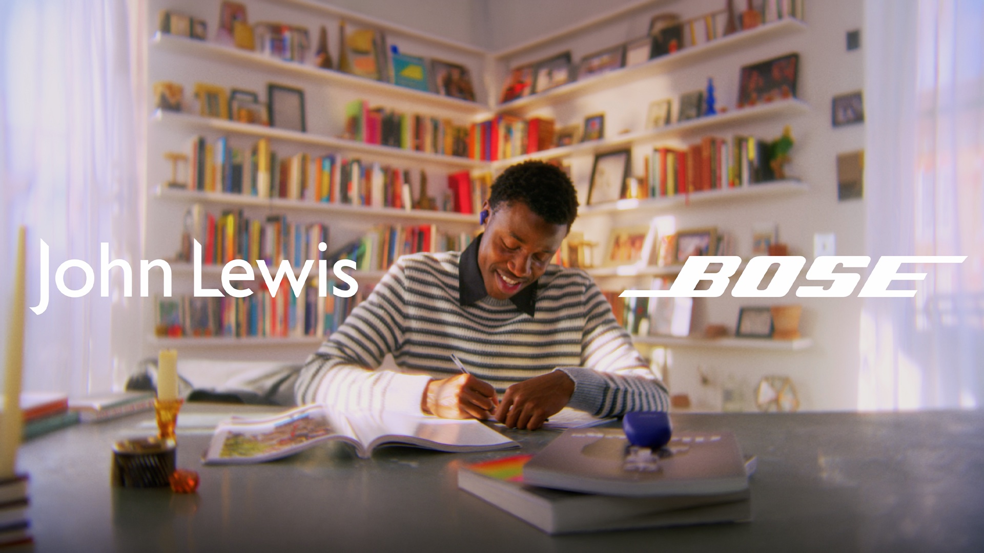 Bose Ultra Open Earbuds for John Lewis, product-led social commercial still